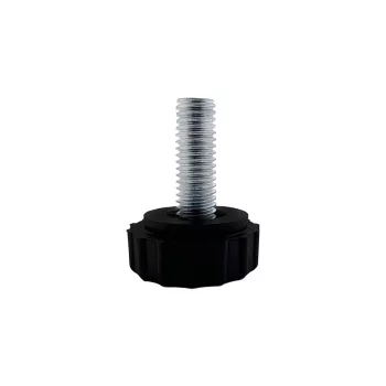 Szintezőcsavar talp:25x10mm,  szár: M8x22mm