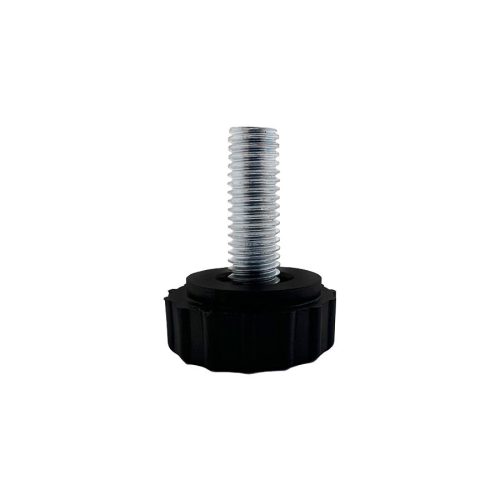 Szintezőcsavar talp:25x10mm,  szár: M8x22mm