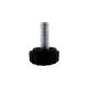 Szintezőcsavar talp:25x10mm,  szár: M8x22mm