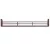 Szellőzőrács 449 lábazatelembe építhető 390x65x18mm Barna