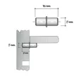Polctartó fém Antik 5/5mm furathoz átm.:  5x16mm