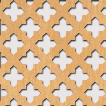   Legno furnérozott Hdf-Gotico perforációval Anegré 1520x610x4mm