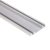 Tolóajtó Cleft alsó sín 3m Aluminium