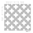 Laccato-Hdf Gotico perforációval Krono 381 Bükk 1400x510x3mm