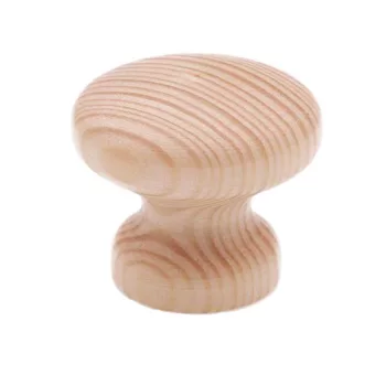 Fogantyú S 87-30 Lakkozott Fenyő Fa Gomb