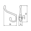 Fogas E1005 12 Nikkel Fém