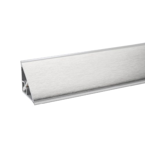 Vizzáró M3500 matt alumíníum 22x24x4000mm tömör alumínium előlap!