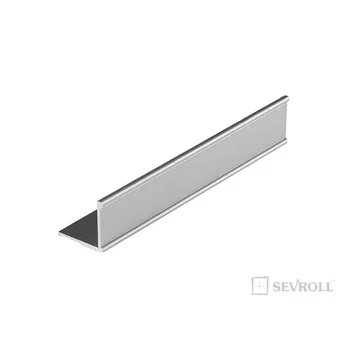 Sevroll - Sarokprofil 20x18mm Ezüst 3fm*