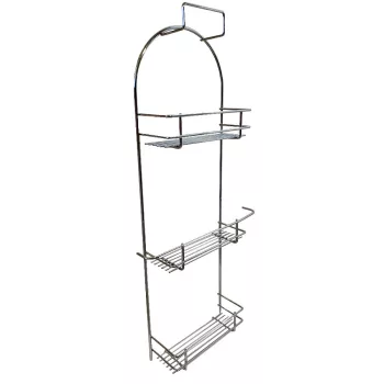   Fémrácsok PAS03 takarítóeszköz tartó 385x825x105mm Króm