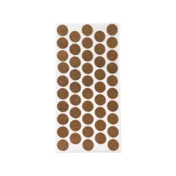 Öntapadós padlóvédő Átm.: 20x3mm; 50db/levél Natúr