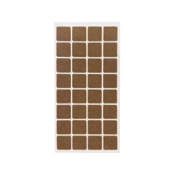   Öntapadós padlóvédő Átm.: 25x25x3mm; 32db/levél Natúr