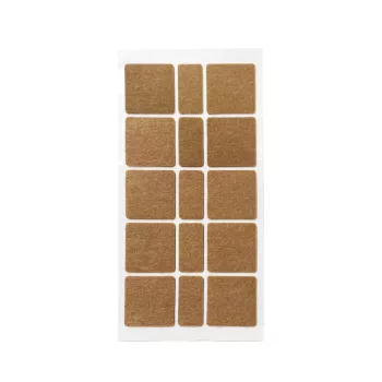   Öntapadós padlóvédő Átm.: 40x40x3mm; 10db+5db/levél Natúr