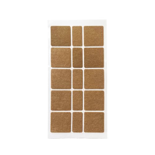 Öntapadós padlóvédő Átm.: 40x40x3mm; 10db+5db/levél Natúr