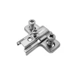 Bútorpánt tőke SALICE B2SGH39 Aszimmetrikus, H=3mm EU csavarral Nikkel