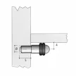 Üvegpolctartó MV06 átm: 5x20mm Nikkelezett