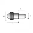 Üvegpolctartó MV06 átm: 5x20mm Nikkelezett