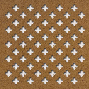 Grezzo natúr Hdf Fiore perforációval 1520x605x3mm