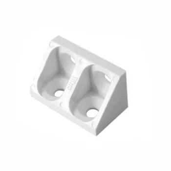 Polcrögzítő 10x10x30mm fehér/krém
