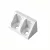 Polcrögzítő 10x10x30mm fehér/krém