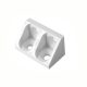 Polcrögzítő 10x10x30mm fehér/krém