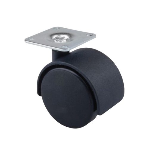 Bútorgörgő 50mm Talpas 9616 40kg Fekete