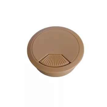 Kábelkivezető 30102 Átm.: 60mm Világosbarna (Bükk)