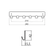 Fogassor 1603-240 ZN1 240 Króm Fém