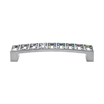   Fogantyú 550-096.KR04 96 Matt Alu-Swarovski Kristály Fém/Kristály