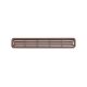 Szellőzőrács 444 négyszög alakú 203x35x14mm Barna