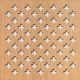 Legno furnérozott Hdf-Fiore perforációval Cseresznye 1520x610x4mm