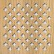Legno furnérozott Hdf-Fiore perforációval Tölgy 1520x610x4mm