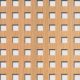 Legno furnérozott Hdf-Quadro 10-20 perforációval Cseresznye 1520x610x4mm