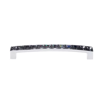   Fogantyú 550-128.KR02 128 Króm-Swarovski Kristály Fém/Kristály