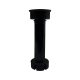 Szekrényláb 150mm OPES Fekete szétszedhető 135-170mm műanyag