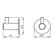 Fogas 1658/N1 Inox Rozsdamentes Acél