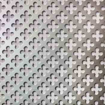 Perforált lemez SAL 04 alumínium 1000x500mm