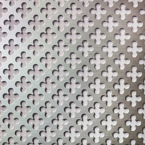 Perforált lemez SAL 04 alumínium 1000x500mm