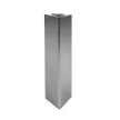 Lábazatsarok 90° H: 150mm Szálcsiszolt alu 2620L