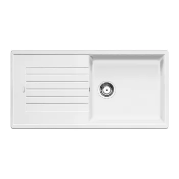   BLANCO ZIA XL 6 S Silgranit mosogatótálca, fehér, excenter nélkül