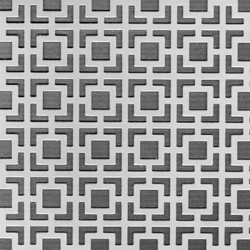 Perforált lemez SAL 05 alumínium 1000x500mm