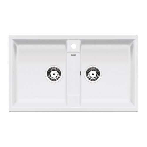 BLANCO ZIA 9 Silgranit mosogatótálca, fehér, excenter nélkül