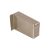 Szekrény függesztő 806-os takarósapka balos 67x42x29mm Nikkel