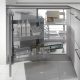 Fémrács 883B/DXC Dynamic Corner Csillapított Jobbos 860x600-850x480-560mm Króm