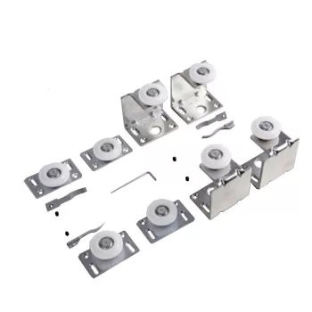   Tolóajtó szerelvény RV30 Szett 2 ajtóhoz teherb.:30kg Aluminium