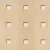 Laccato-Hdf Quadro 11-45 perforációval 375 Juhar 1400x510x3mm Krono