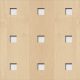 Laccato-Hdf Quadro 11-45 perforációval 375 Juhar 1400x510x3mm Krono