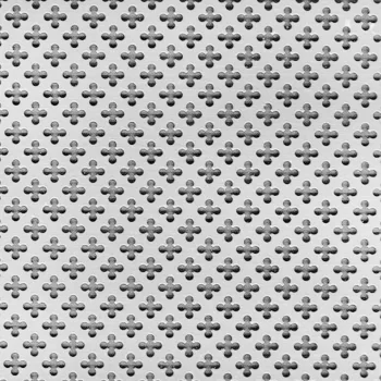 Perforált lemez SAL 02 alumínium 1000x500mm