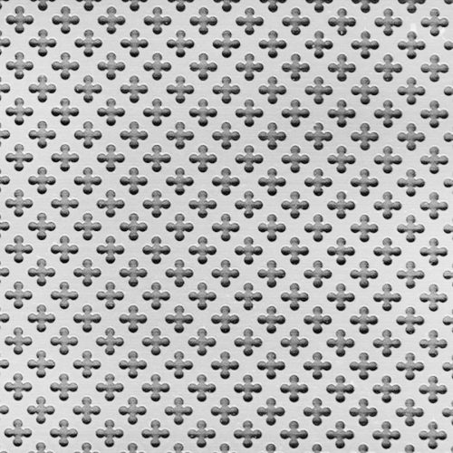 Perforált lemez SAL 02 alumínium 1000x500mm