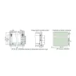 Fiókcsúszó FDS-FF 150 Fém fiókoldal 150x500mm fehér