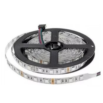   Led modul tekercs 12V RGB 5050 RGBE 30led/fm 5000K szinváltós 1m=7,2W
